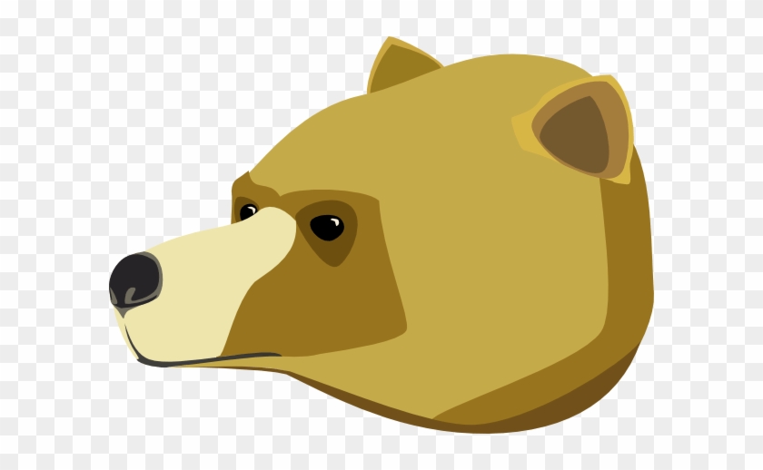 Bear Head Clip Art At Clker - Bear Snout Clipart #1188758