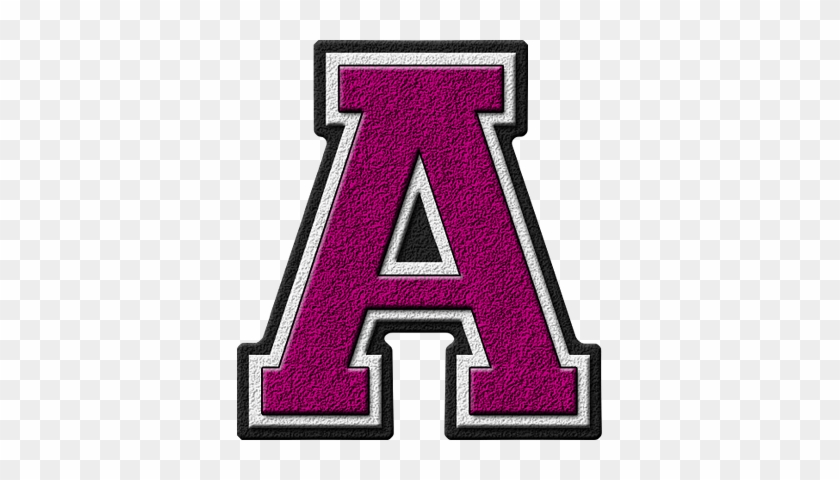 Magenta Varsity Letter A - Floyd E. Kellam High School #1188819