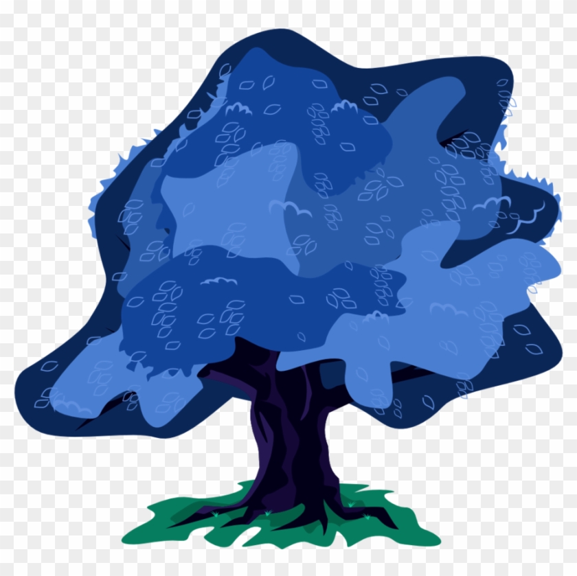 Blue Tree By Alexiy777 - Illustration #1188923