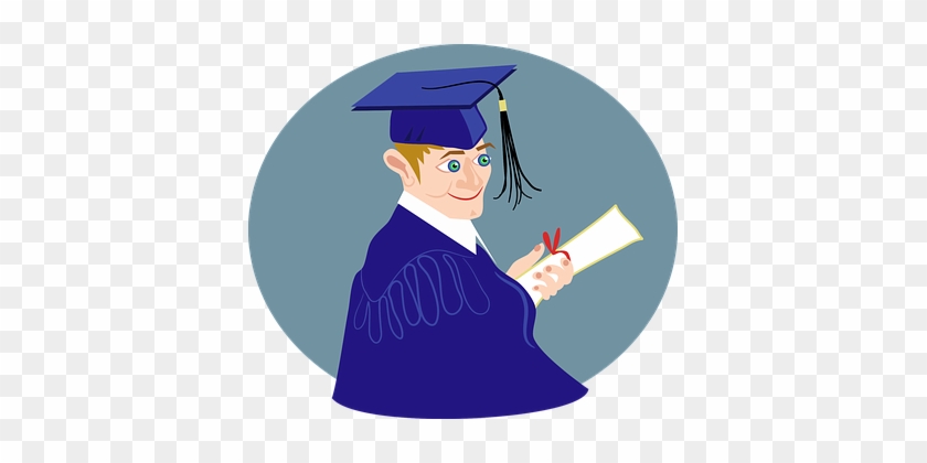 Boy Class Comic Characters Diploma Educati - Graduation Boy Png #1189066