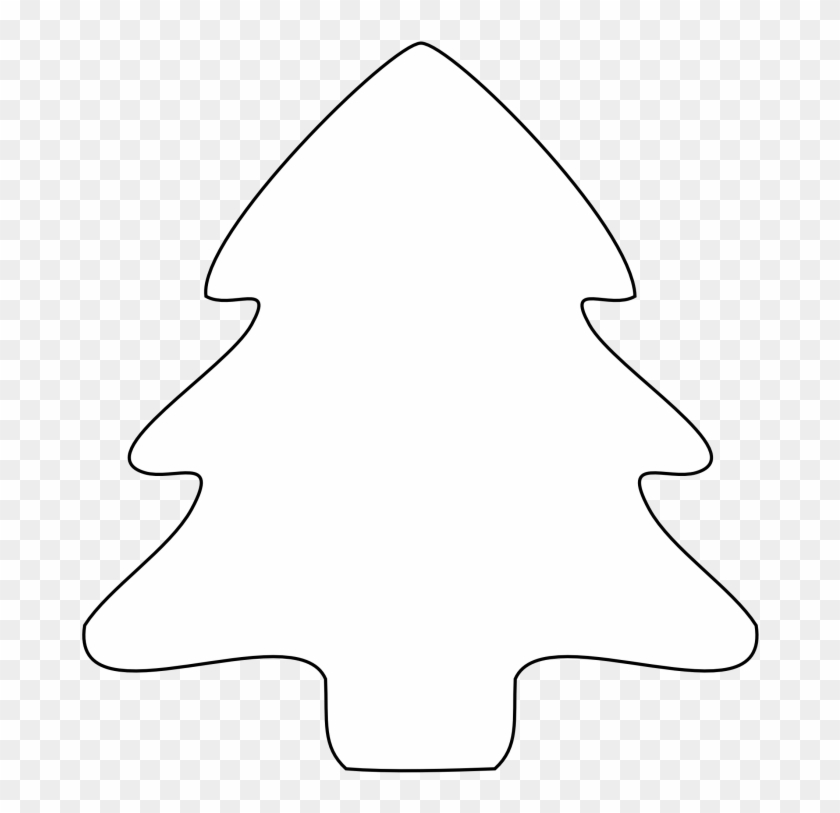 Baby Nursery - Christmas Tree Outline Transparent #1189127