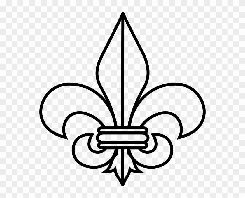 Fleur De Lis Clip Art At Clker - New Orleans Fleur De Lis #1189373