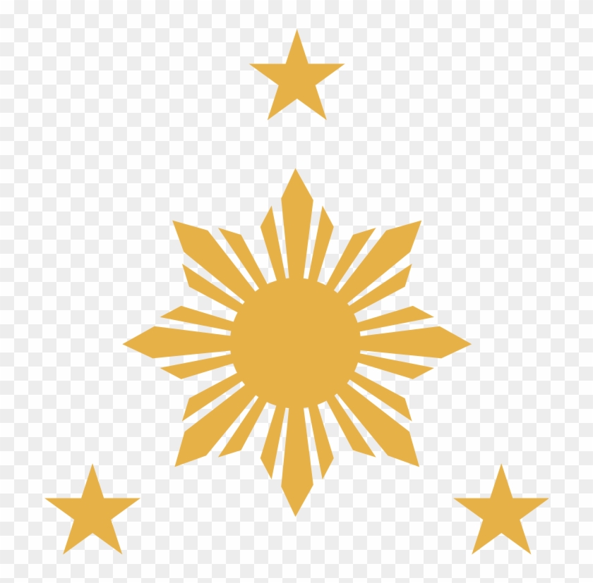 Three Stars And Sun - 3 Star In A Sun - Free Transparent PNG Clipart Images  Download