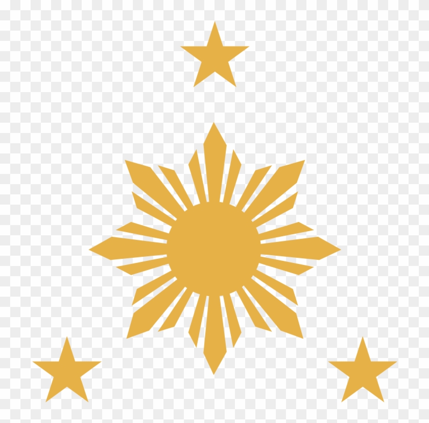 Three Stars And Sun - 3 Star In A Sun #1189442