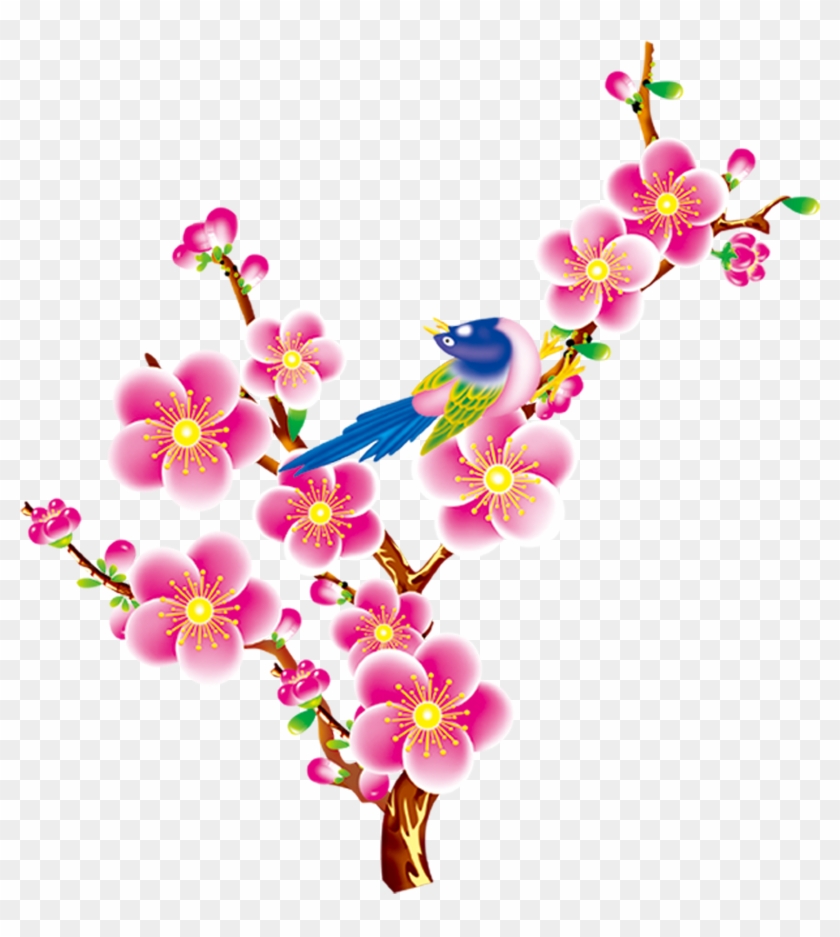 Floral Design Bird Flower - Floral Design Bird Flower #1189491