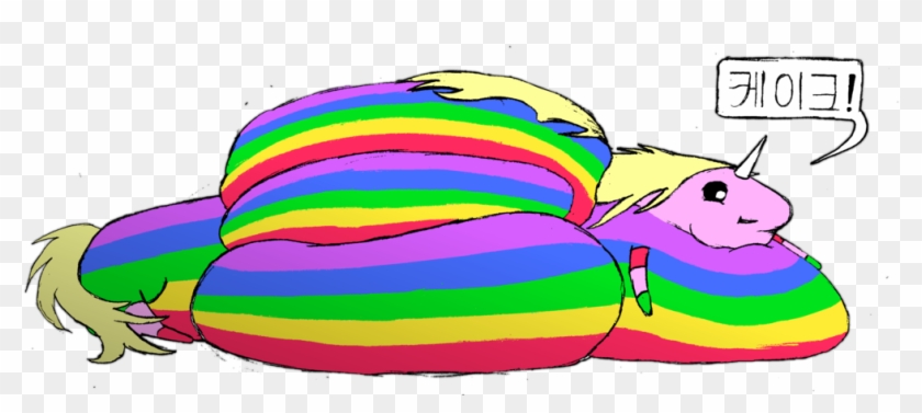 Fat Lady Rainicorn By Bigbellys - Adventure Time Lady Rainicorn Inflation #1189594