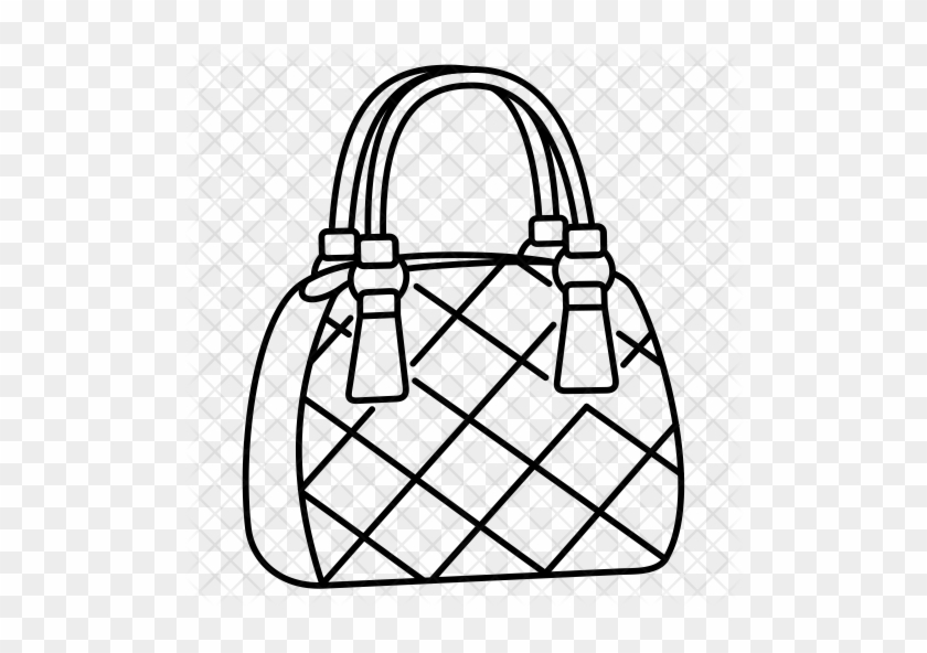 Bag Icon - Ladies Bag Line Art #1189607