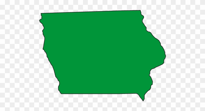 Photo Of The State Of Iowa - Iowa Shape #1189719
