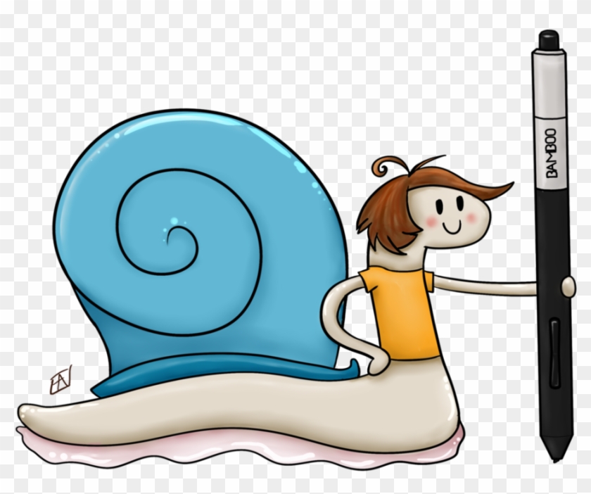 Happy Snail By Emylian - Cartoon #1189776