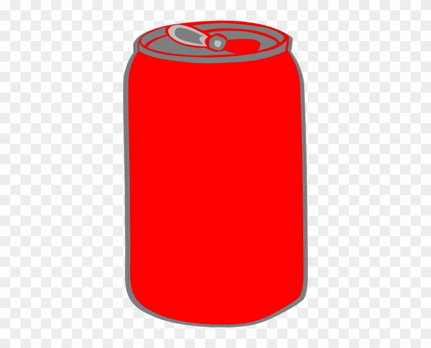 Red Soda Clip Art At Vector Clip Art - Pop Can Clip Art #1189835