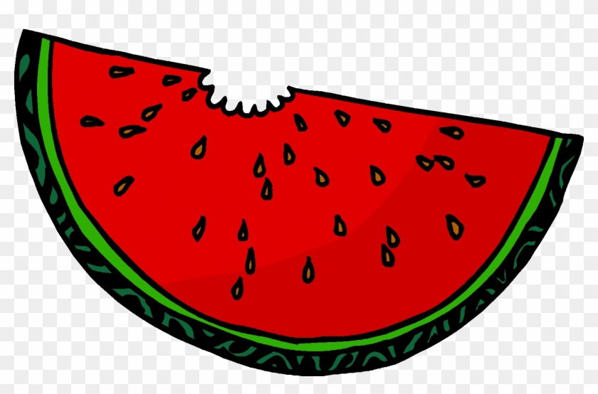 Watermelon Clipart June - Cartoon Image Of Watermelon #1189860