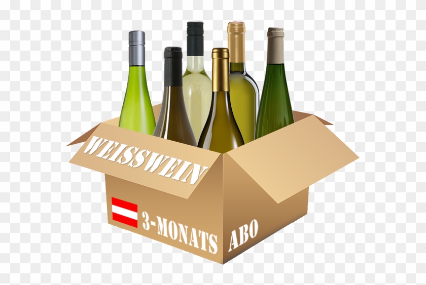 Weißes 3 Monats-abo Für Österreich - Wine Bottle #1190153