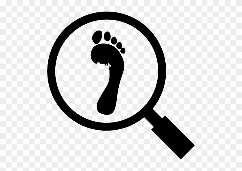 Footprint Clipart Detective - Investigation Icon Png #1190399