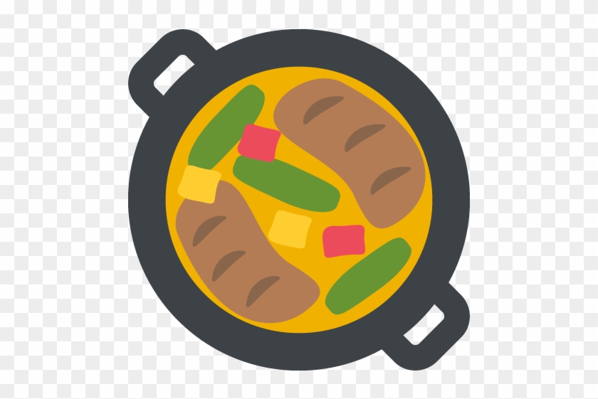 Shallow Pan Of Food Emoji Vector Icon Free Download - Apparel Printing Emoji Shallow Pan Of Food Lunch Bag #1190633