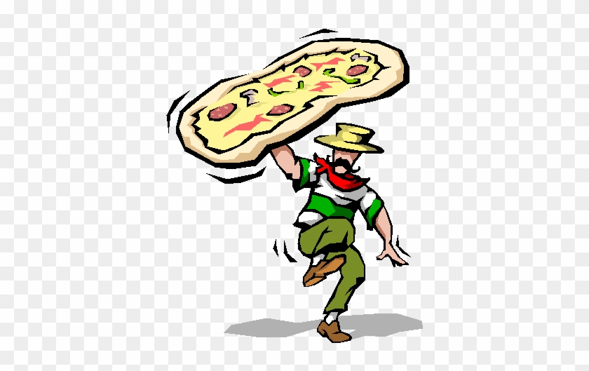 Pizza Toss Delivery Boy - Italian Restaurant #1190679