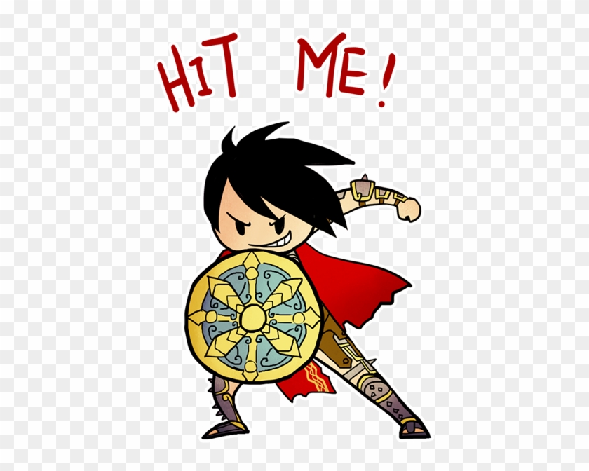 Hit Me - Smite Chibi Png #1190705