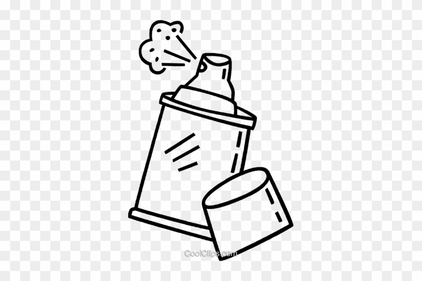 Spray Can Royalty Free Vector Clip Art Illustration - Spray Can Royalty Free Vector Clip Art Illustration #1190807