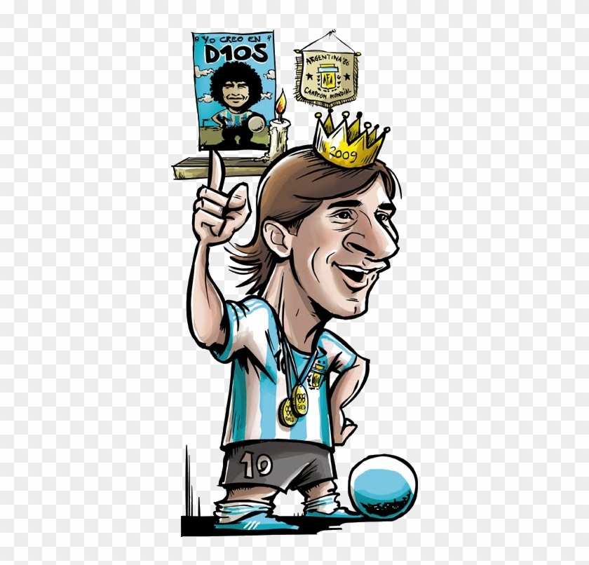 Caricatures - Messi - Kobe Bryant Y Messi Caricatura #1190828