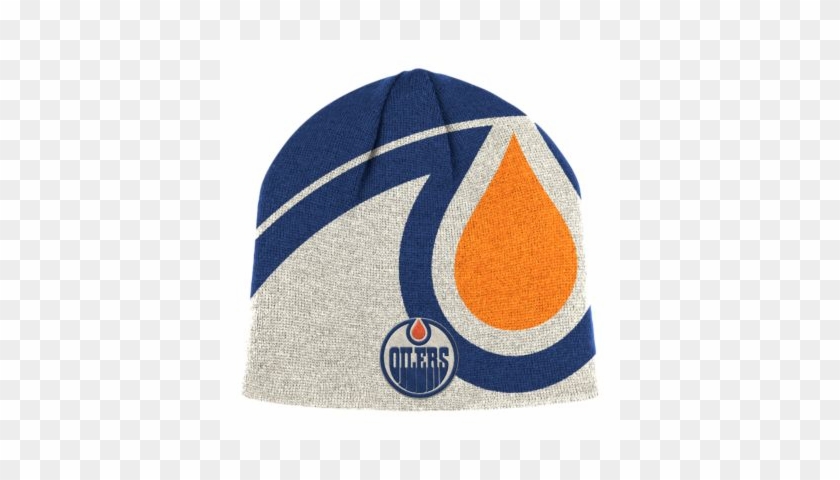 Edmonton Oilers Adidas Big Logo Beanie - Edmonton Oilers #1190965