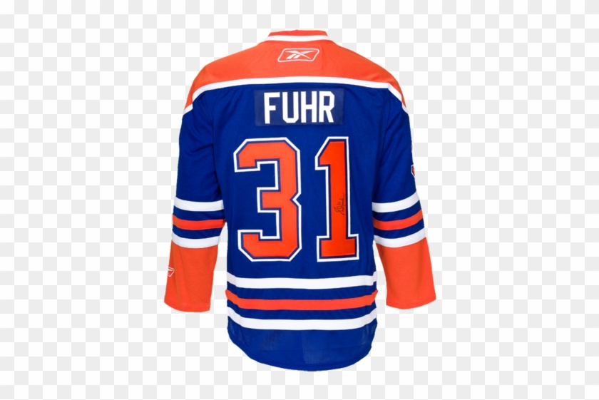Grant Fuhr Signed Edmonton Oilers Jersey - Autographed Grant Fuhr Jersey #1190983