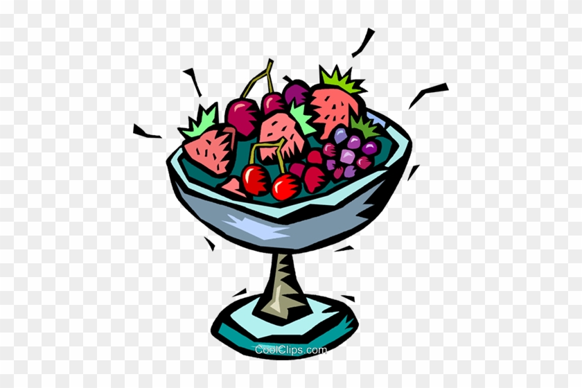 Bowl Of Fruit Royalty Free Vector Clip Art Illustration - Bowl Of Fruit Royalty Free Vector Clip Art Illustration #1191042