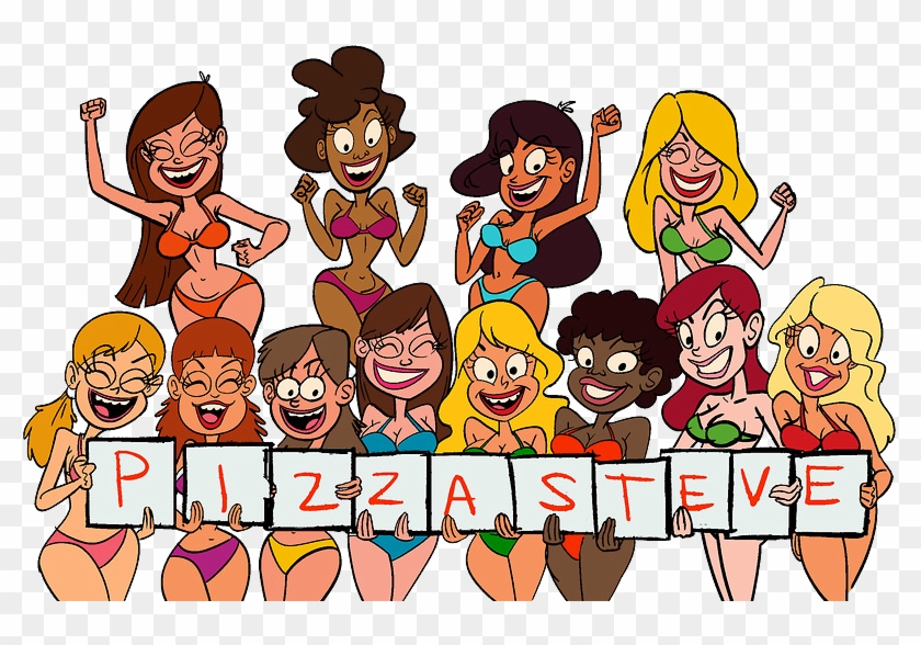 Pizza Steves Babes - Uncle Grandpa Pizza Steve's Babes #1191061