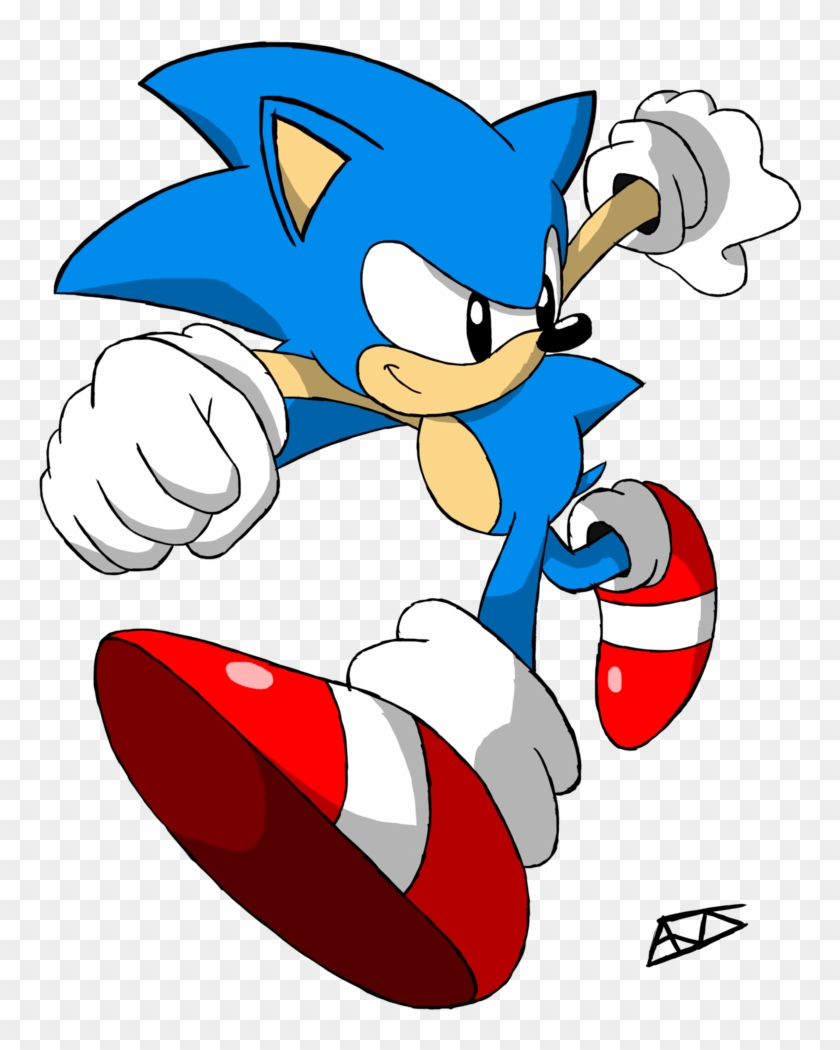 Classic Sonic Adventure 2 Pose By Drawn By Aj On Deviantart - Sonic Adventure 2 Classic Sonic #1191103