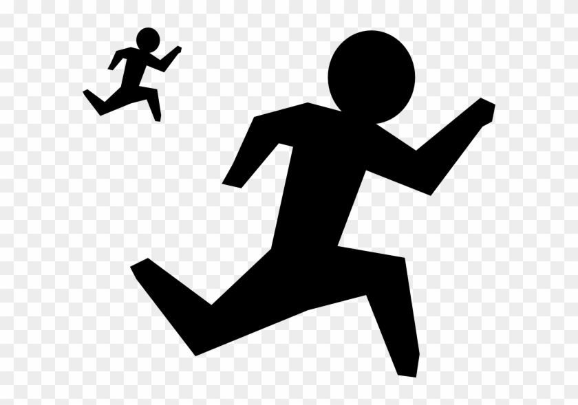 Running Man Stick Figure #1191115