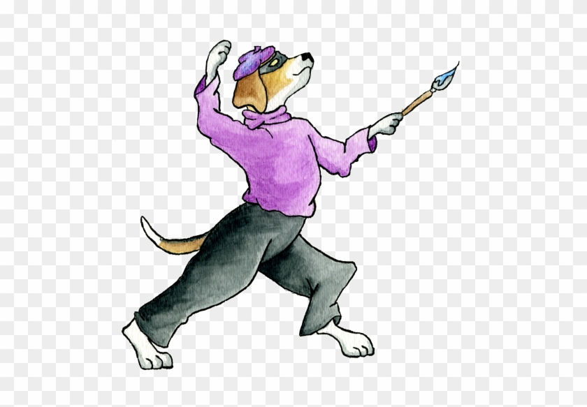 Art Dog Workshop - Cartoon #1191255