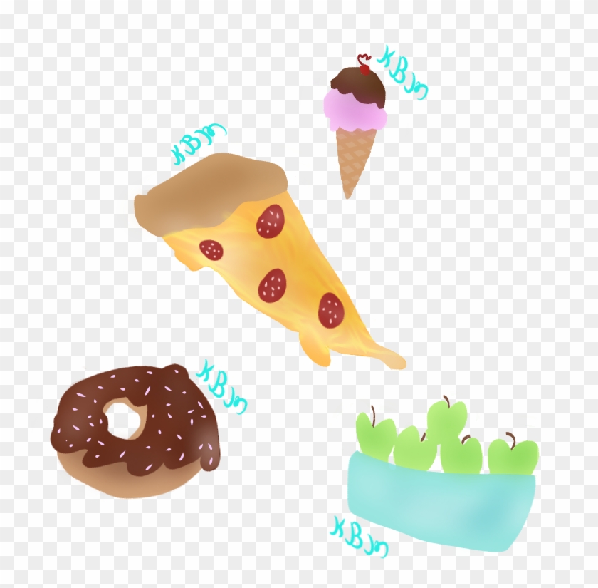 Mel Draw's Stuff Food Doodle I Am Not Good At Drawing - Ice Cream Cone #1191386