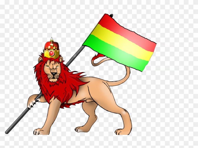 Lion Of Judah Clipart Free Clipart Dpl4ey Clipart - Lion Holding A Flag #1191391