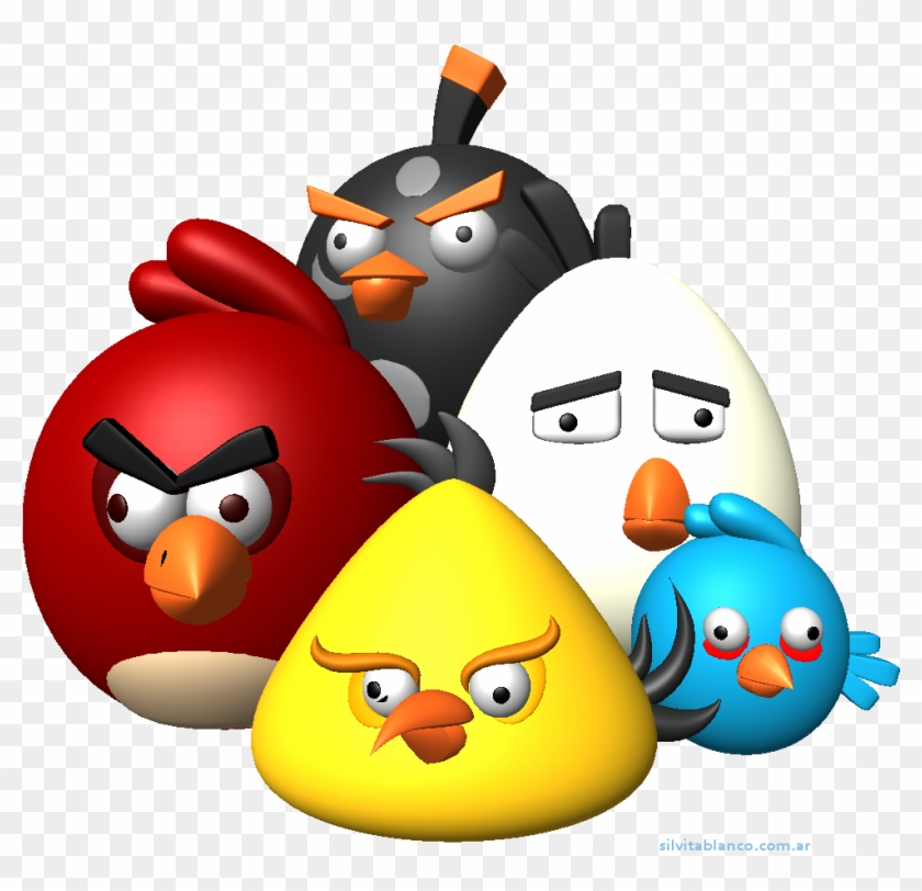 Printable Children Coloring Page - Angry Birds 3d Png #1191449