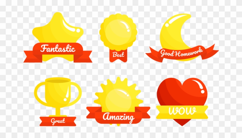 Teacher Reward Sticker Vector - Vector Graphics #1191501