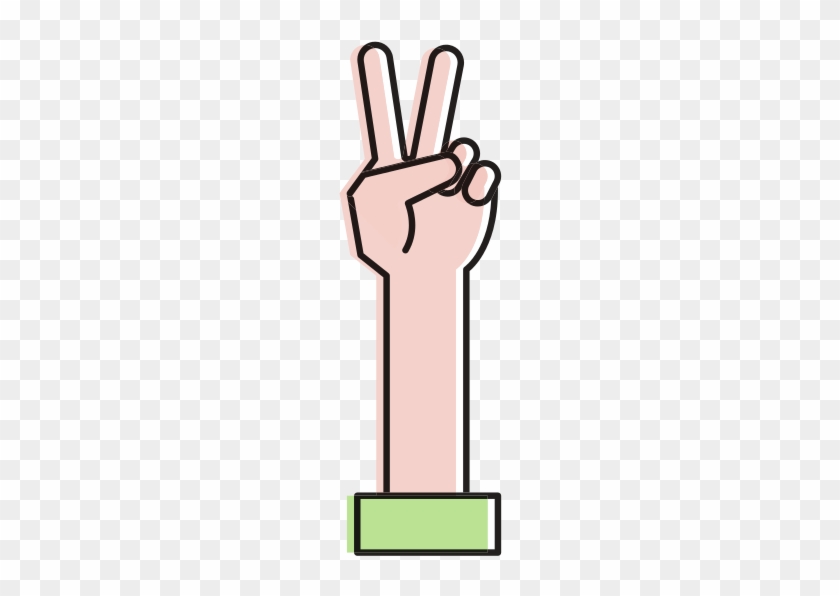 Hand Counting Two On Fingers - Hand Counting Two On Fingers #1191575