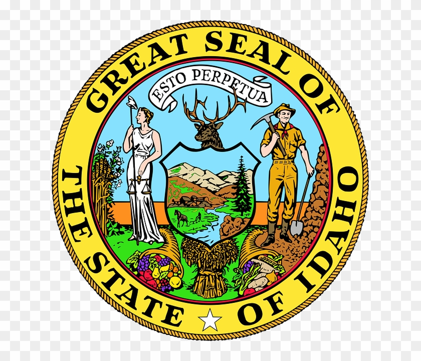 Why I Left Idaho - Great Seal Of Idaho #1191673