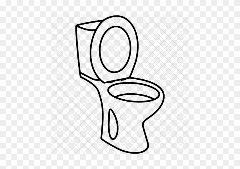 Toilet Icon - Wc Drawing Png #1191833
