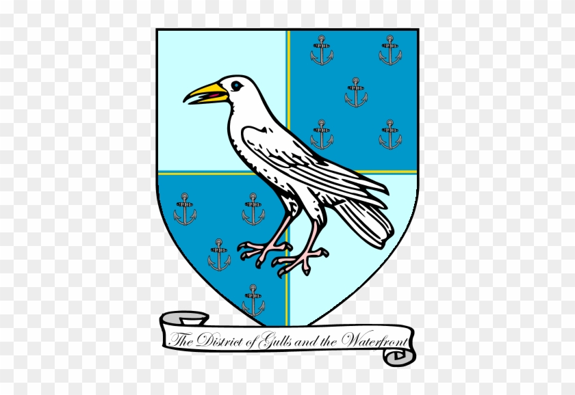Gulls And Waterfront - Rooster Coat Of Arms #1191872