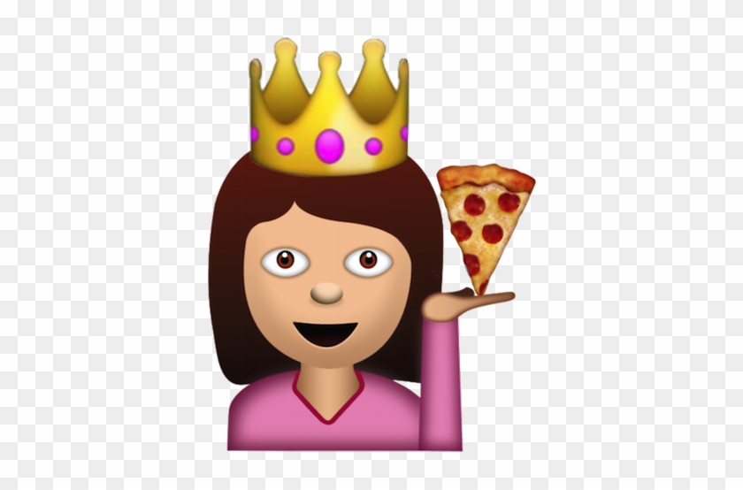 For All Those Pizza Queens Out There - Emoji Girls - Free Transparent PNG C...