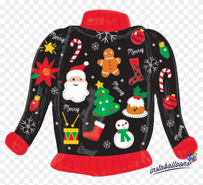 Giant Ugly Christmas Sweater Balloon 31" - Christmas Jumper Balloon #1191933