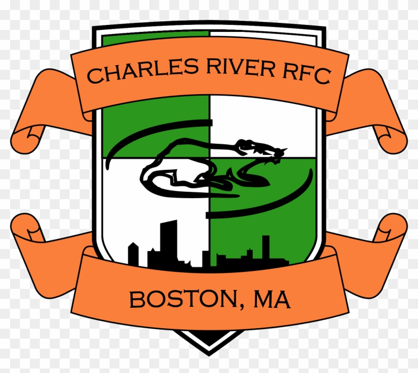 Vs Badge Line Flat - Charles River Rugby Logo #1192067