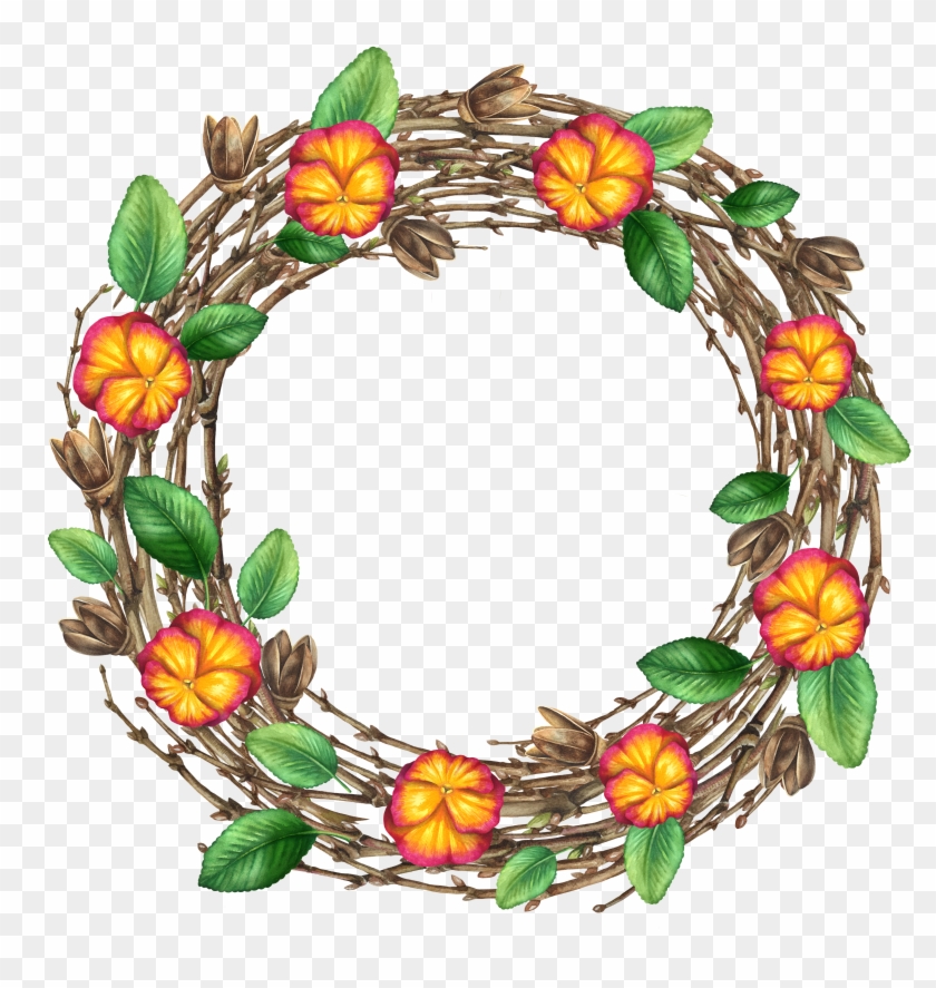 Wreath Floral Design Flower - Wreath Floral Design Flower #1192087