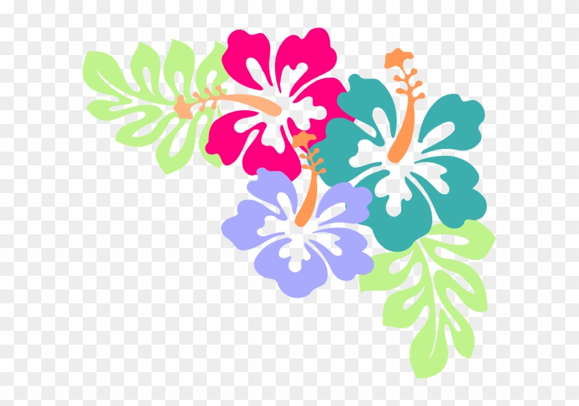 Hawaiian Flower Clip Art - Clip Art Hawaiian Flower #1192111
