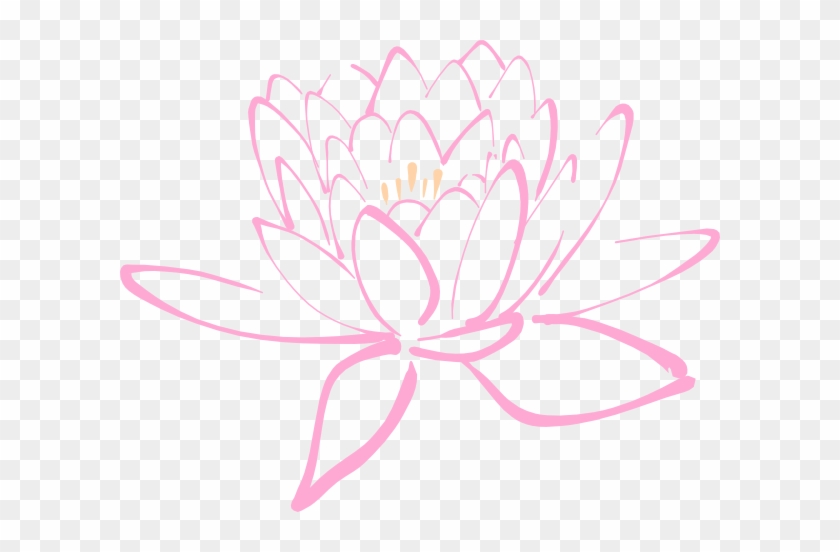 How To Set Use Pink Peach Lotus Svg Vector - Spa Clipart #1192119
