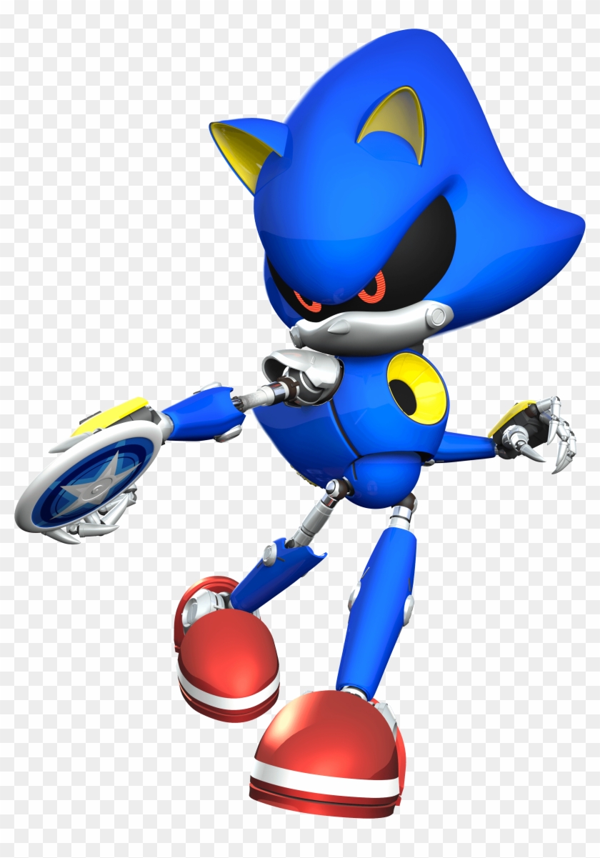 Metal Sonic Throwing Discus - Mario & Sonic At The Olympic Winter Games Metal #1192218