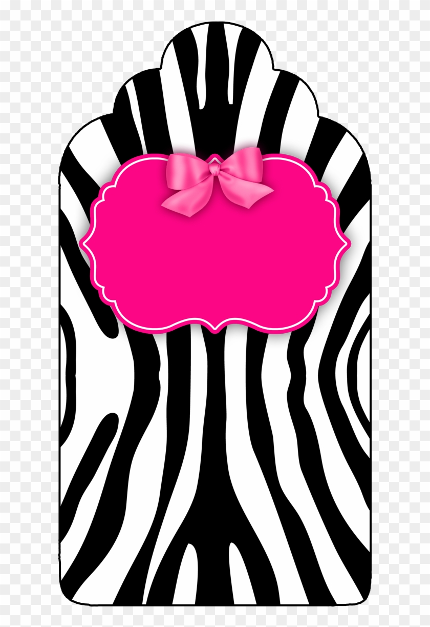 Zebra Y Rosa - Tag Rosa Com Zebra #1192219