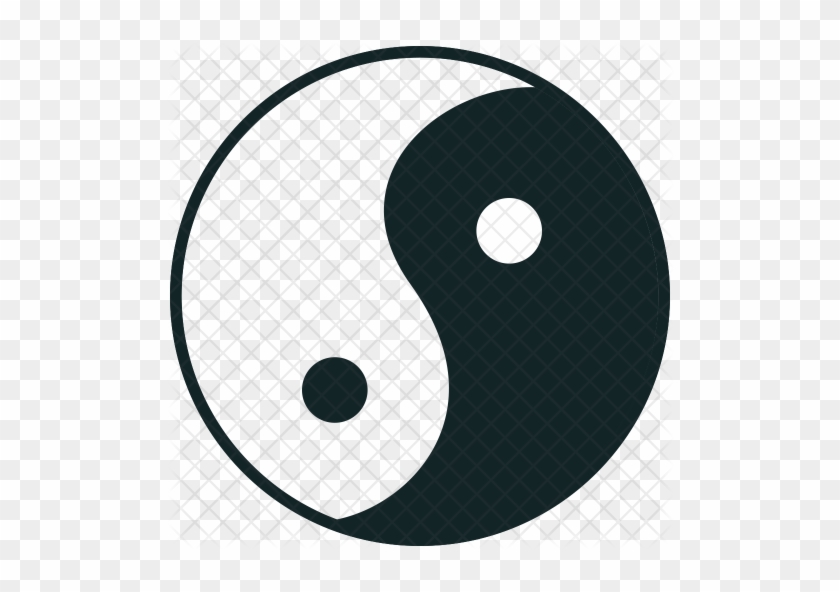 Ying Yang Icon - Circle #1192220