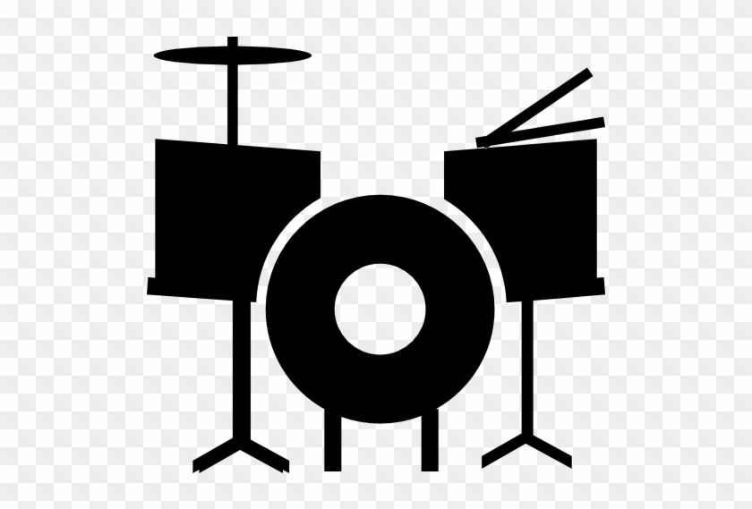Drum Icon - Simbolos De Bateria Musical #1192259