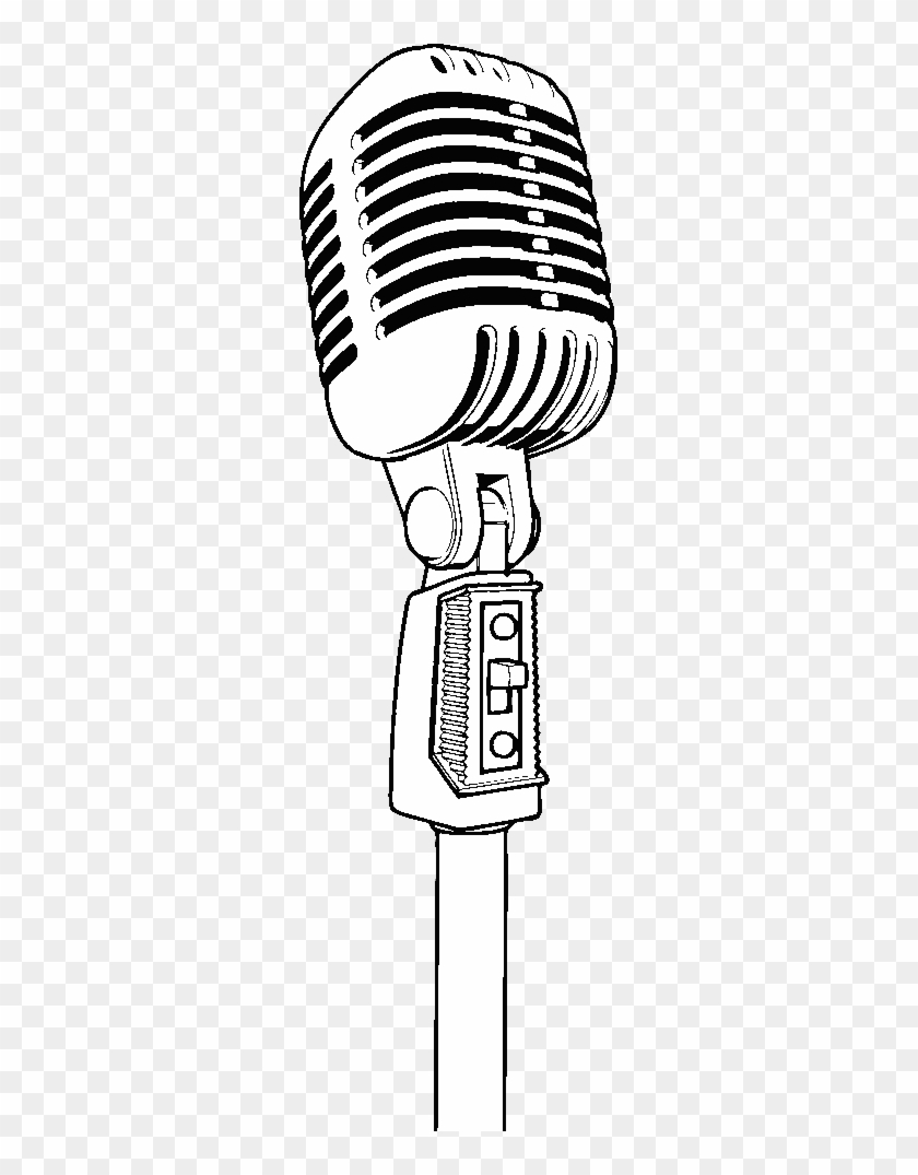 Old Time Microphone By Raqib09 - Microphone Gold Png #1192291
