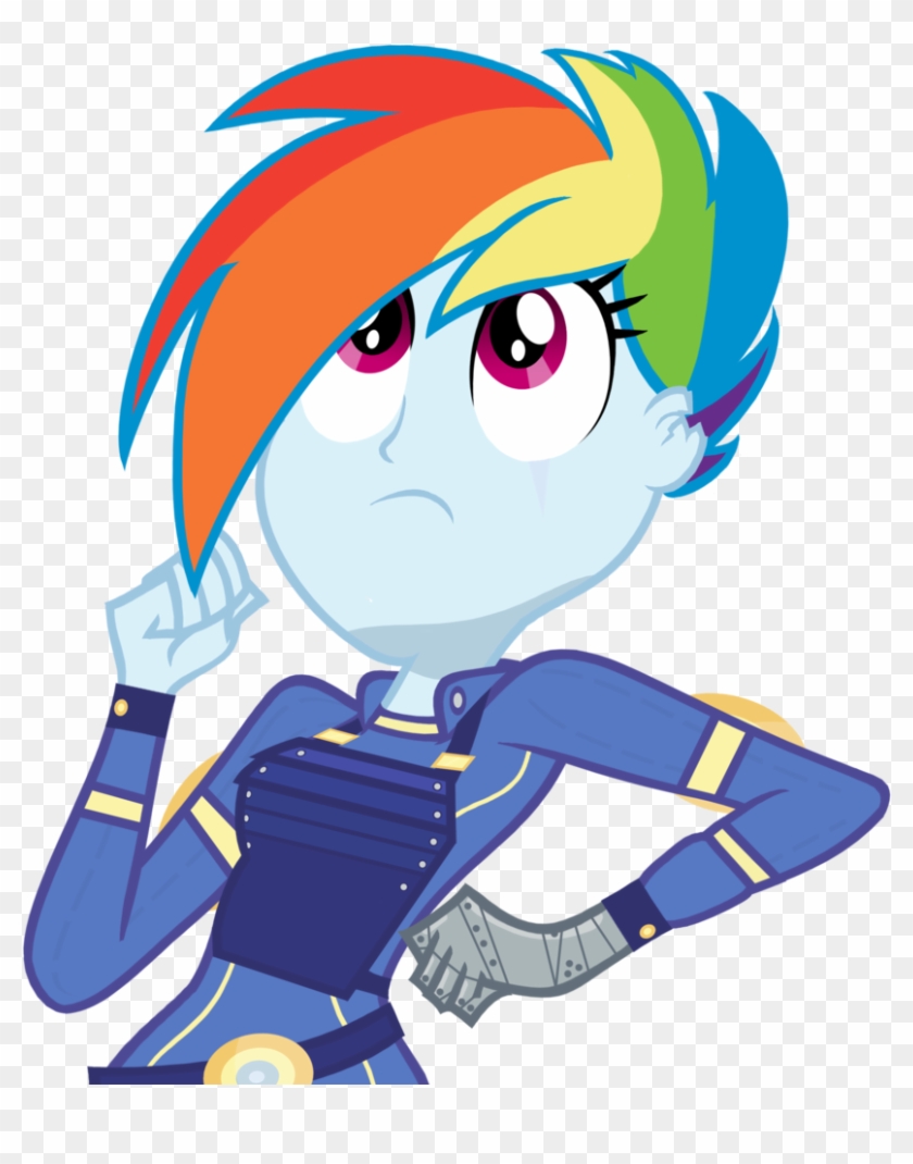 No Jetpack Rainbowdash By Darthlena No Jetpack Rainbowdash - Rainbow Dash #1192352