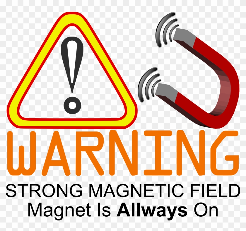 Big Image - Warning Strong Magnetic Field Sign #1192524